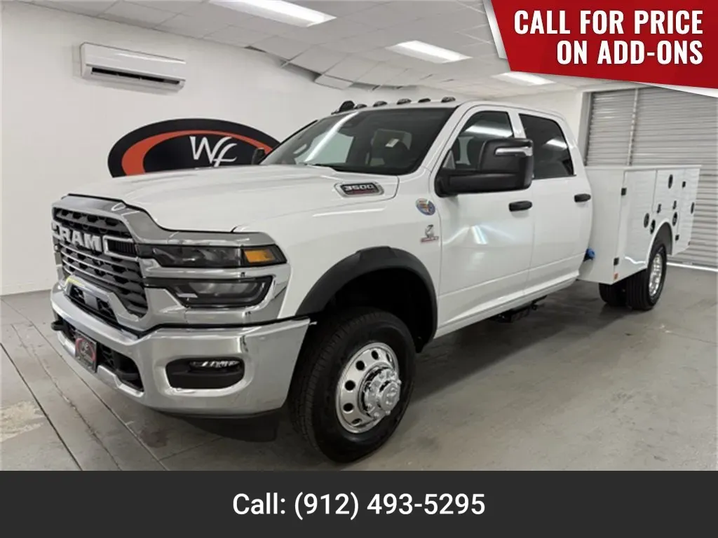 White 2025 Ram 3500 Chassis Cab Tradesman for sale in Baxley, GA