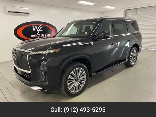 Black 2025 INFINITI QX80 SENSORY for sale in Baxley, GA