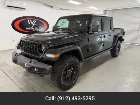 Black 2025 Jeep Gladiator Willys for sale in Baxley, GA