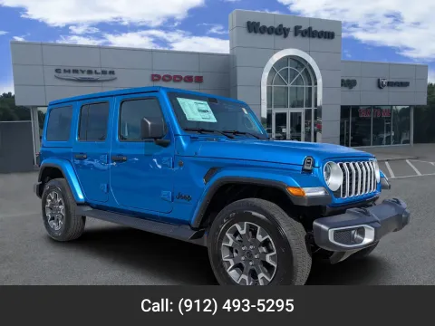 Blue 2026 Jeep Wrangler Sahara for sale in Vidalia, GA