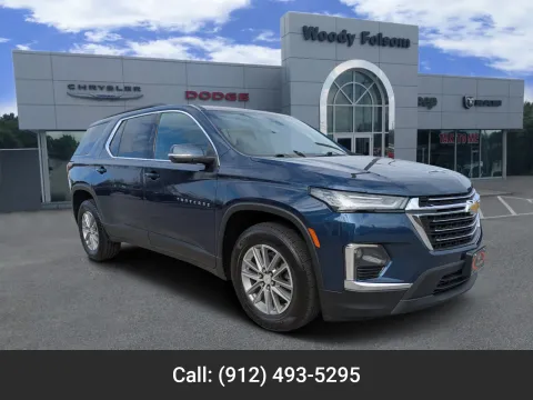 Blue 2023 Chevrolet Traverse LT Cloth for sale in Vidalia, GA