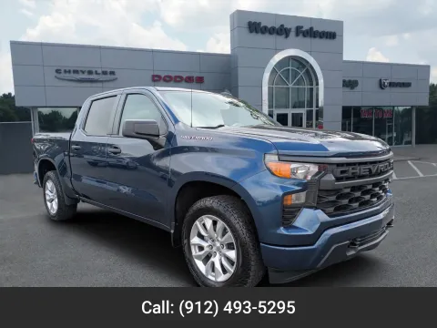 Blue 2023 Chevrolet Silverado 1500 Custom for sale in Vidalia, GA