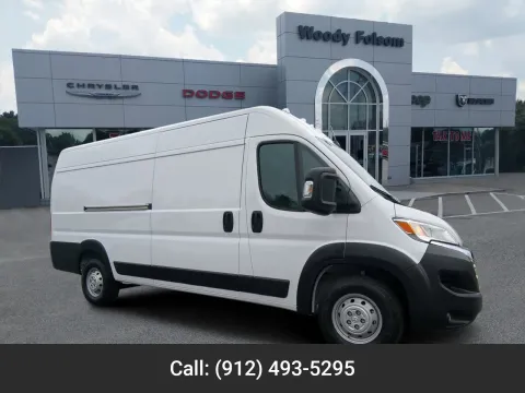 White 2023 Ram ProMaster Cargo Van High Roof for sale in Vidalia, GA