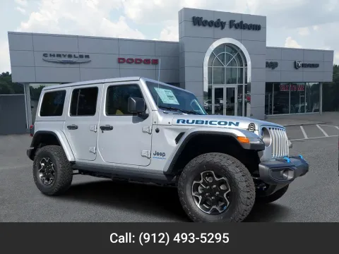 Silver 2023 Jeep Wrangler 4xe Rubicon for sale in Vidalia, GA