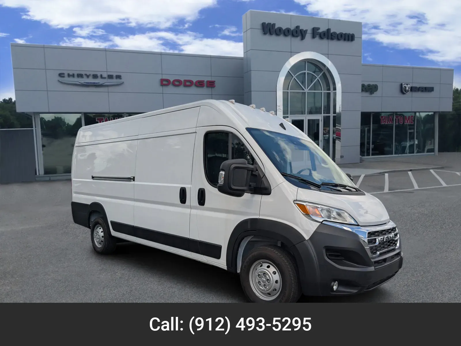 White 2023 Ram ProMaster Cargo Van High Roof for sale in Vidalia, GA