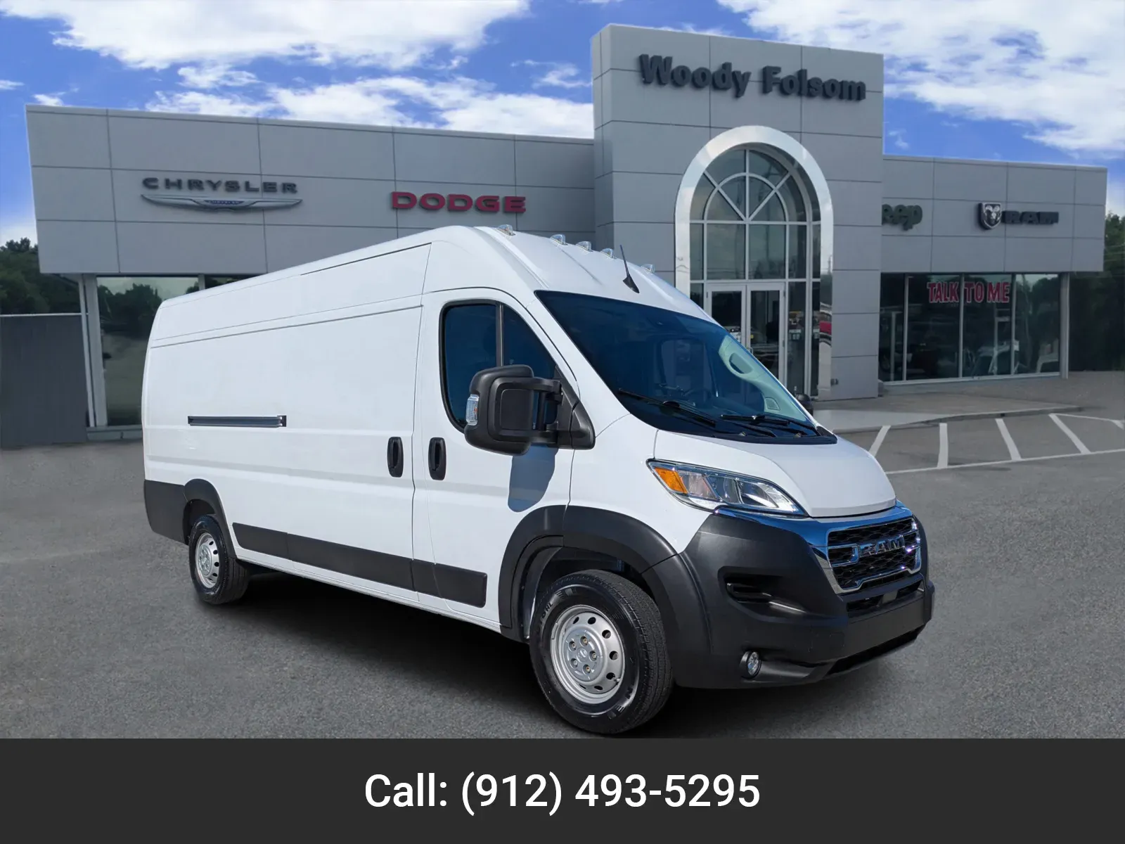 White 2023 Ram ProMaster Cargo Van High Roof for sale in Vidalia, GA