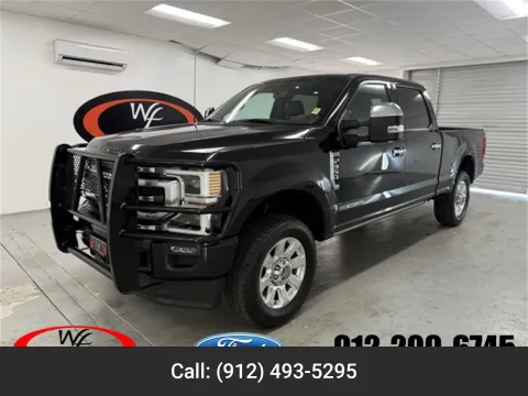 Black 2021 Ford Super Duty F-350 SRW Platinum for sale in Baxley, GA