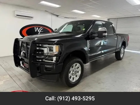 Black 2021 Ford Super Duty F-350 SRW Platinum for sale in Baxley, GA