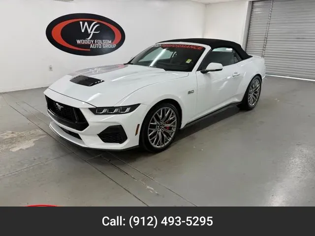 White 2024 Ford Mustang GT Premium for sale in Baxley, GA