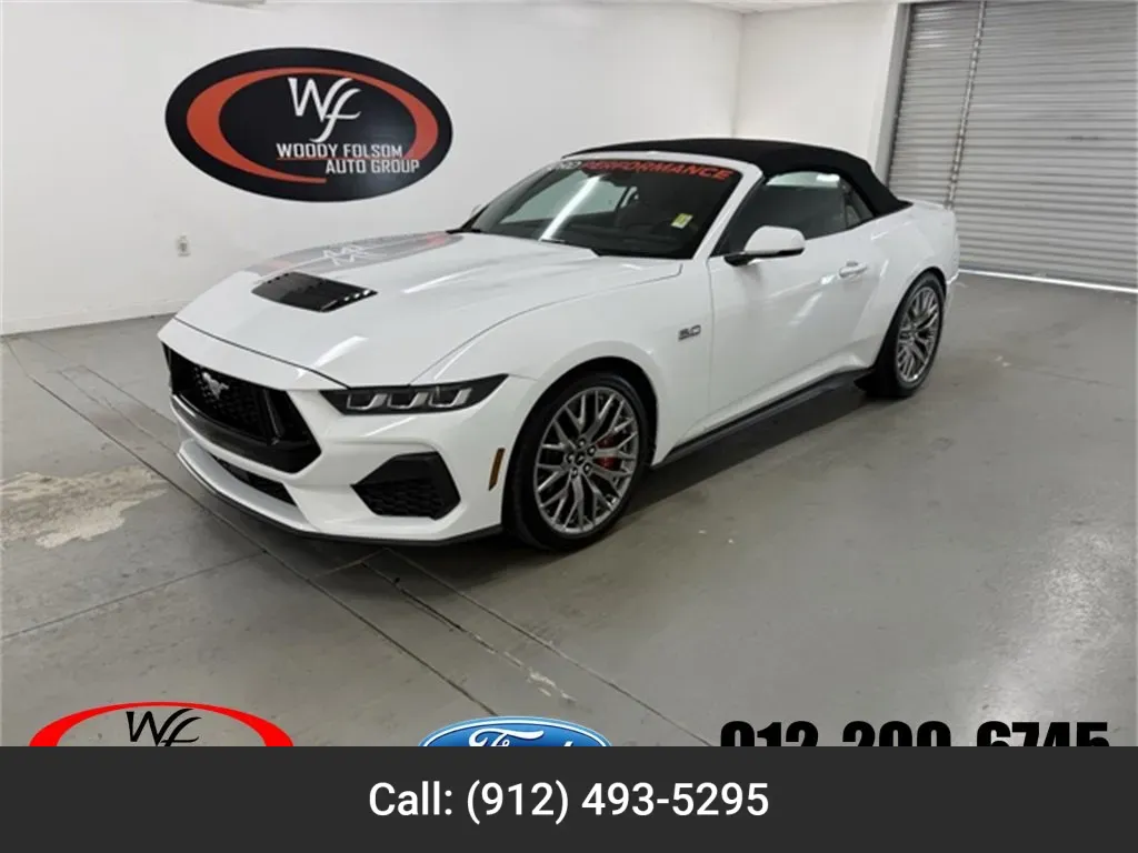 White 2024 Ford Mustang GT Premium for sale in Baxley, GA