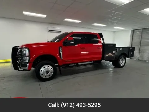 Red 2023 Ford Super Duty F-450 DRW LARIAT for sale in Baxley, GA