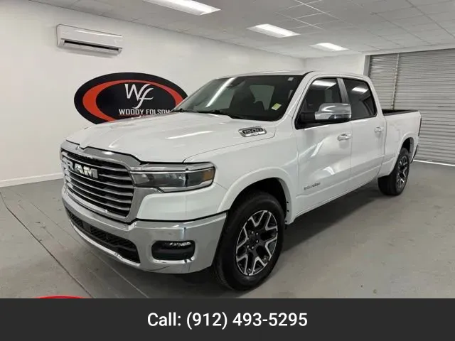 White 2025 Ram 1500 Laramie for sale in Baxley, GA
