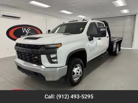 White 2021 Chevrolet Silverado 3500HD CC Work Truck for sale in Baxley, GA
