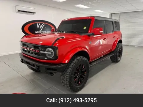 Red 2022 Ford Bronco Outer Banks for sale in Baxley, GA