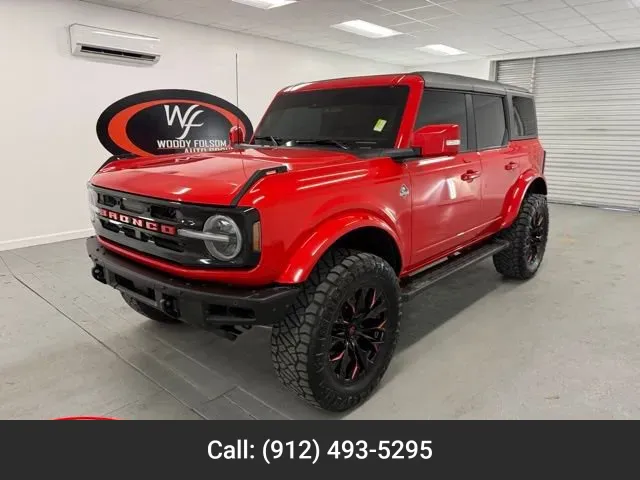 Red 2022 Ford Bronco Outer Banks for sale in Baxley, GA