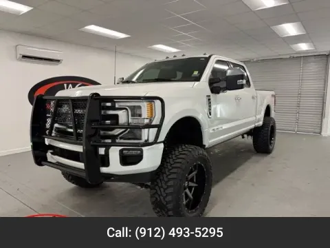 White 2022 Ford Super Duty F-250 SRW Platinum for sale in Baxley, GA