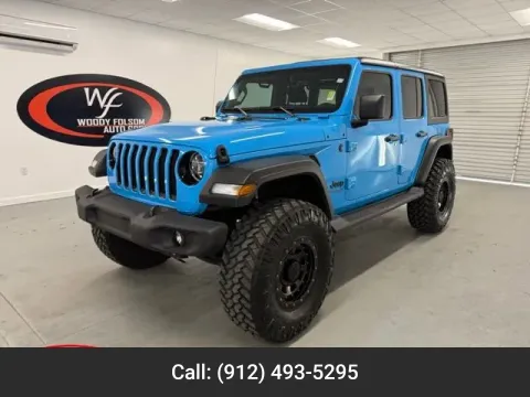 Blue 2021 Jeep Wrangler Unlimited Sport Altitude for sale in Baxley, GA