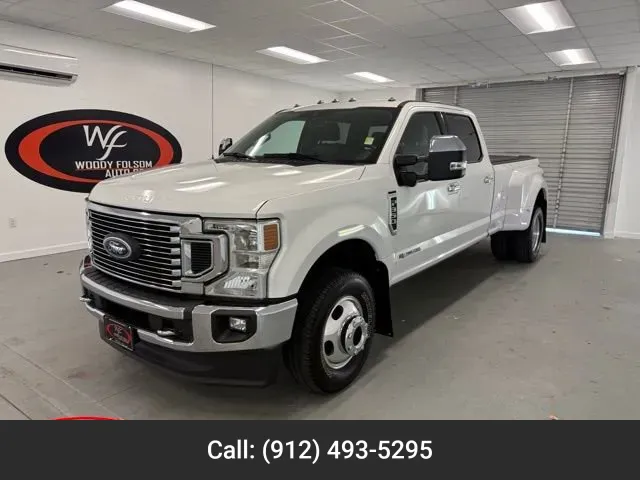 White 2020 Ford Super Duty F-350 DRW LARIAT for sale in Baxley, GA