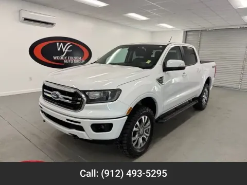 White 2021 Ford Ranger LARIAT for sale in Baxley, GA