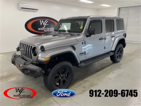 Silver 2021 Jeep Wrangler Unlimited Sahara Altitude for sale in Baxley, GA