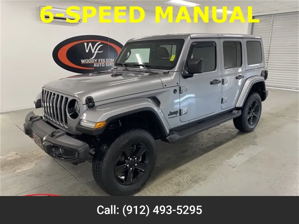 Silver 2021 Jeep Wrangler Unlimited Sahara Altitude for sale in Baxley, GA