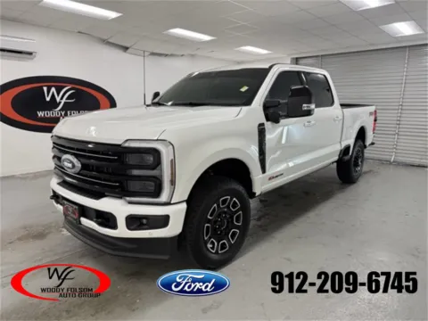White 2025 Ford Super Duty F-350 SRW Platinum for sale in Baxley, GA