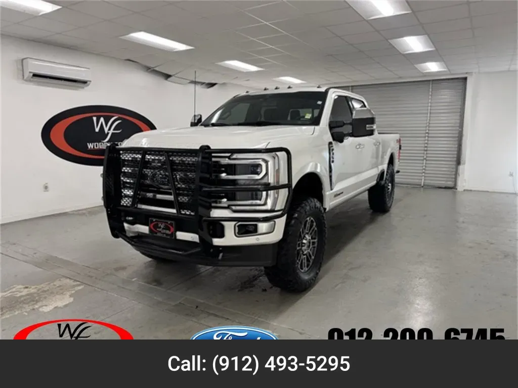 White 2024 Ford Super Duty F-350 SRW Limited for sale in Baxley, GA