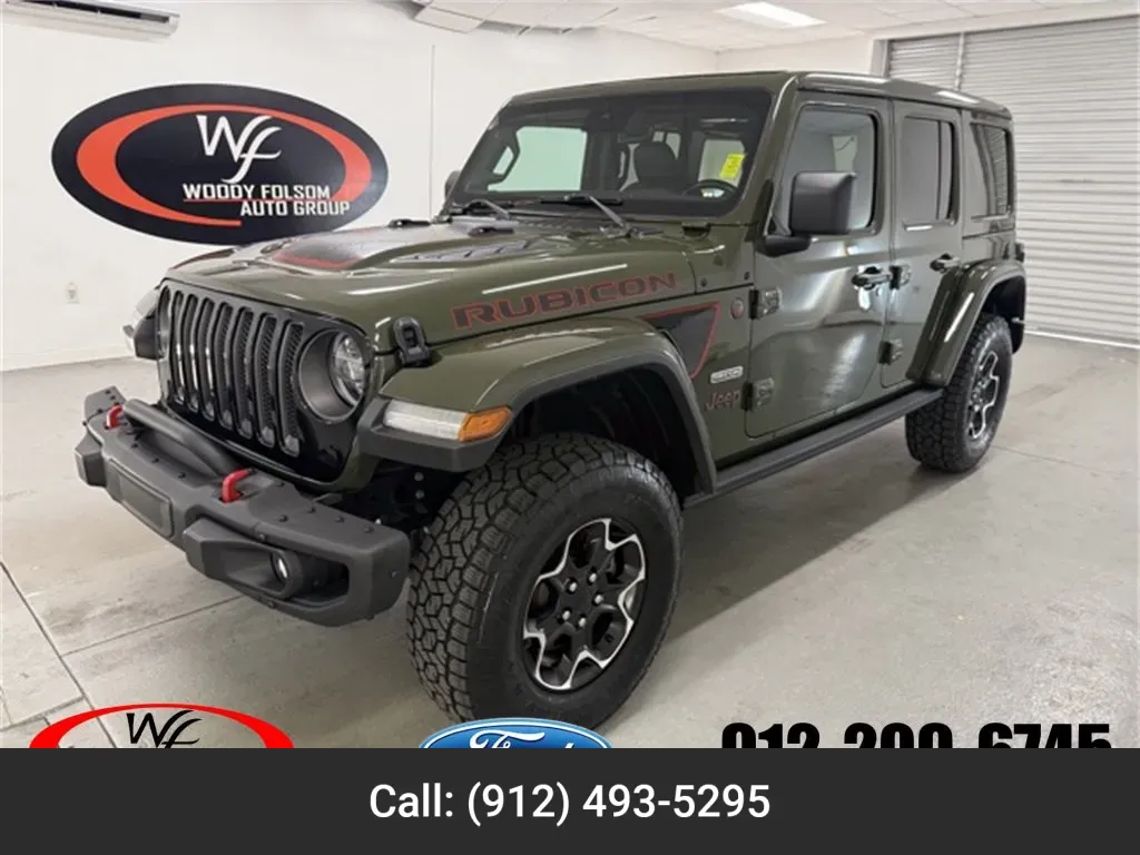 Green 2020 Jeep Wrangler Unlimited Recon for sale in Baxley, GA