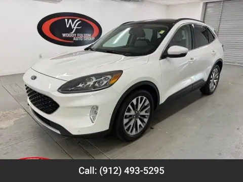 White 2020 Ford Escape Titanium Hybrid for sale in Baxley, GA