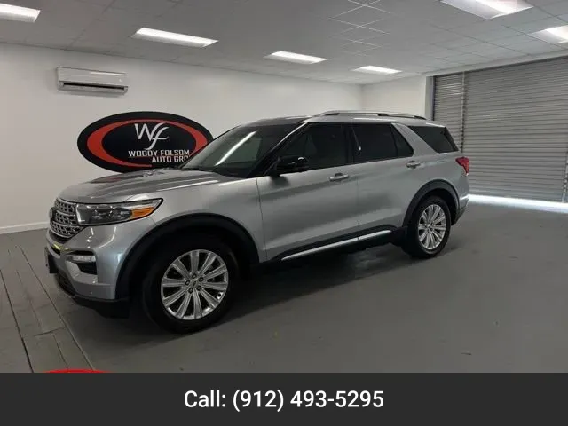 Silver 2022 Ford Explorer Limited for sale in Baxley, GA