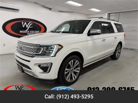 White 2021 Ford Expedition Max Platinum for sale in Baxley, GA
