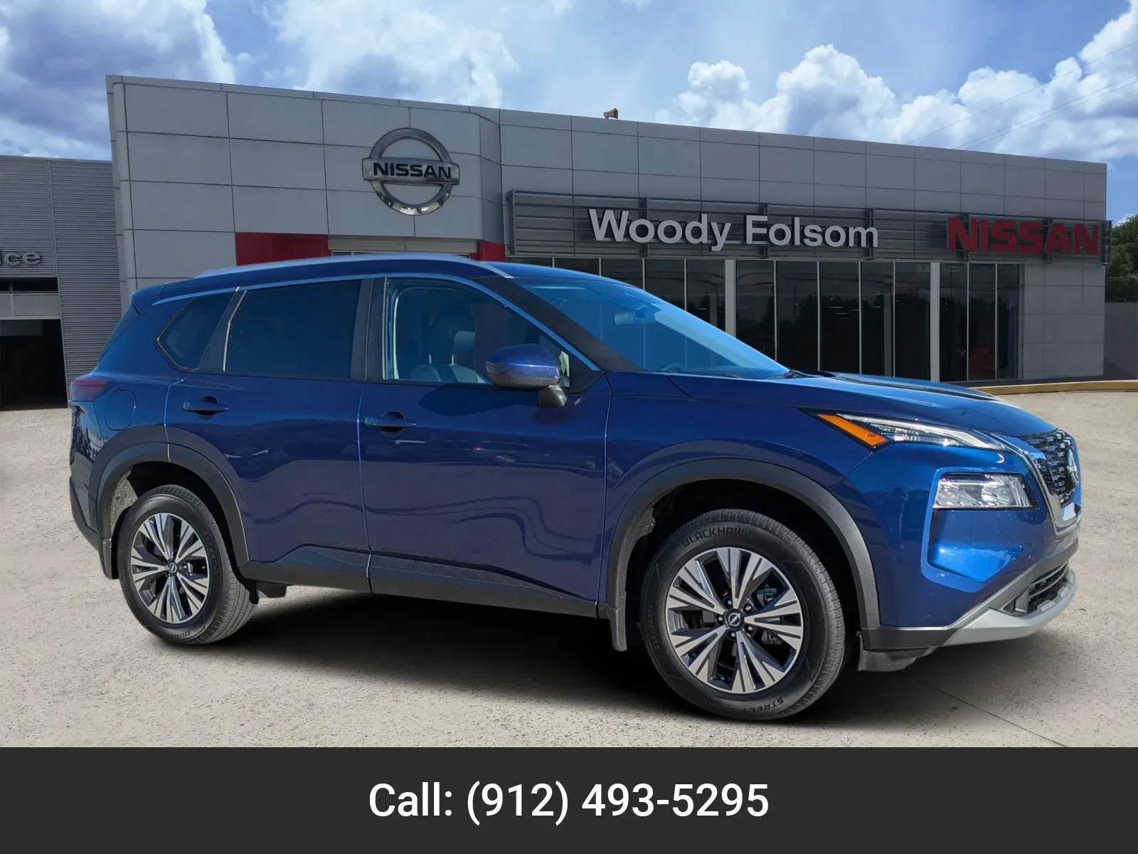 Blue 2023 Nissan Rogue SV for sale in Vidalia, GA