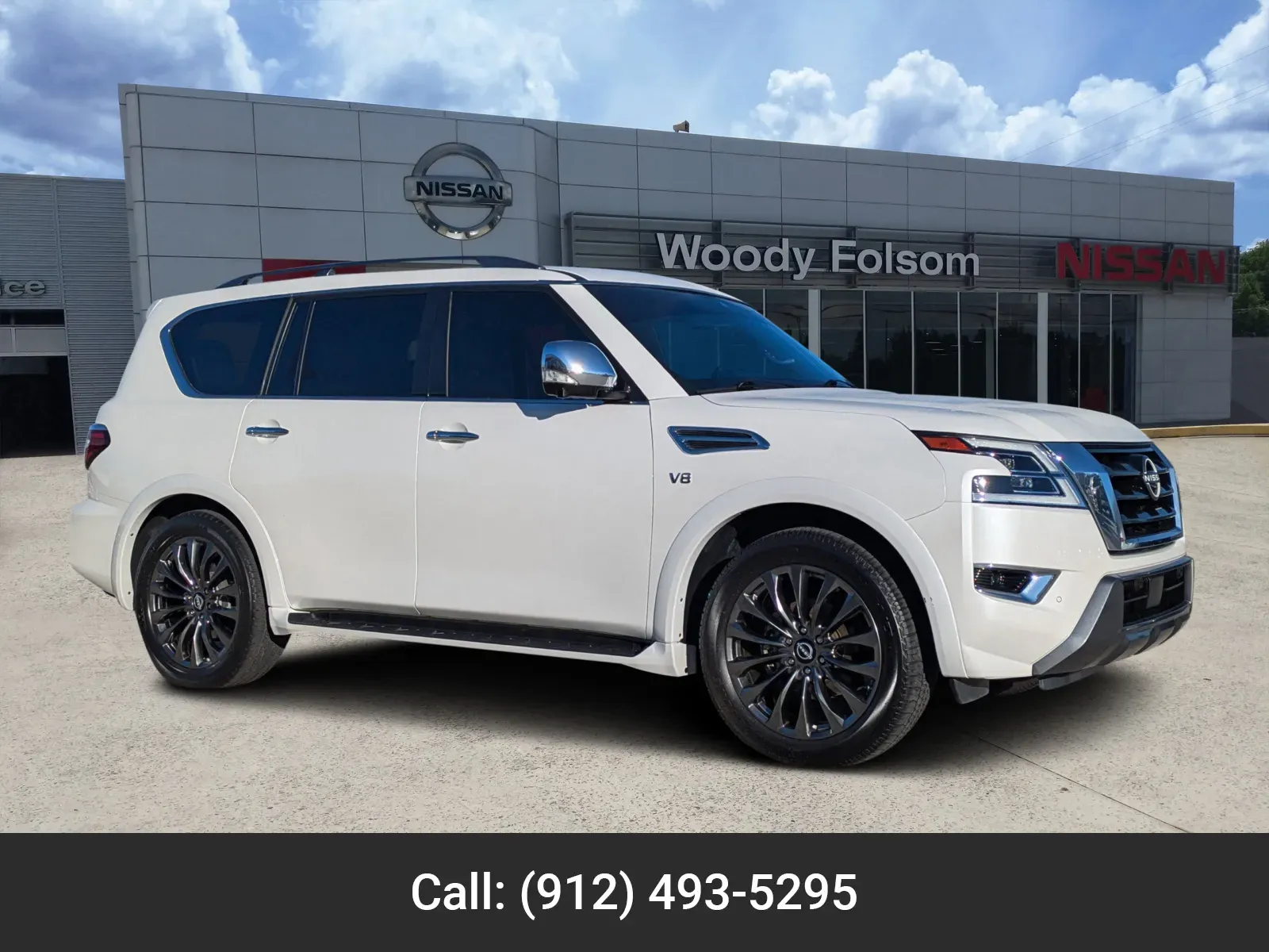 White 2021 Nissan Armada Platinum for sale in Vidalia, GA