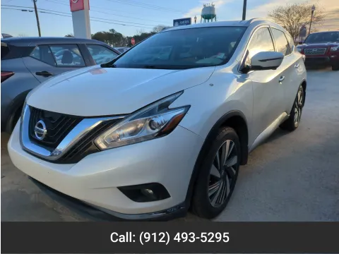 White 2017 Nissan Murano Platinum for sale in Vidalia, GA
