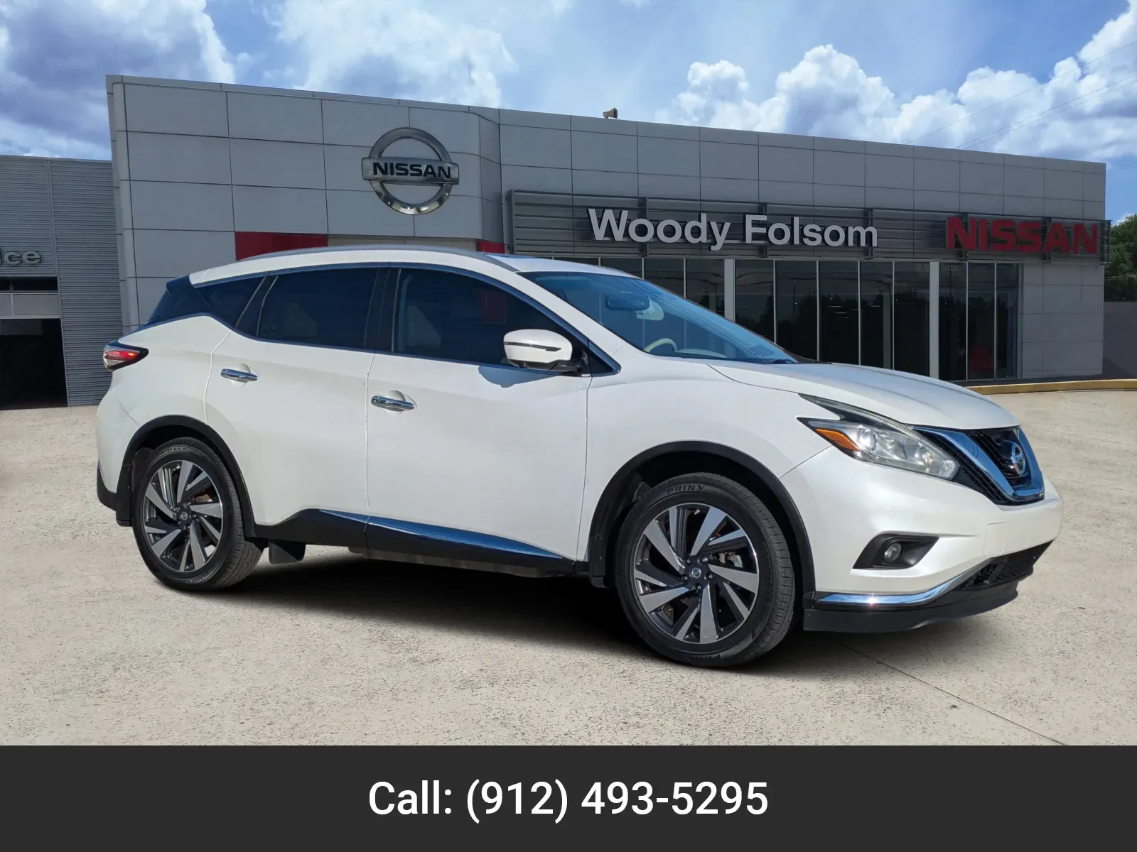 White 2017 Nissan Murano Platinum for sale in Vidalia, GA