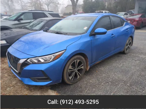 Blue 2022 Nissan Sentra SV for sale in Vidalia, GA