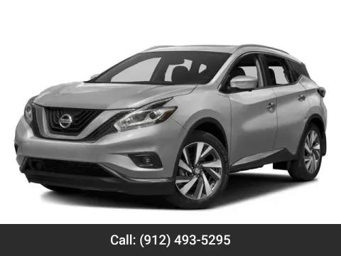 Black 2017 Nissan Murano Platinum for sale in Vidalia, GA