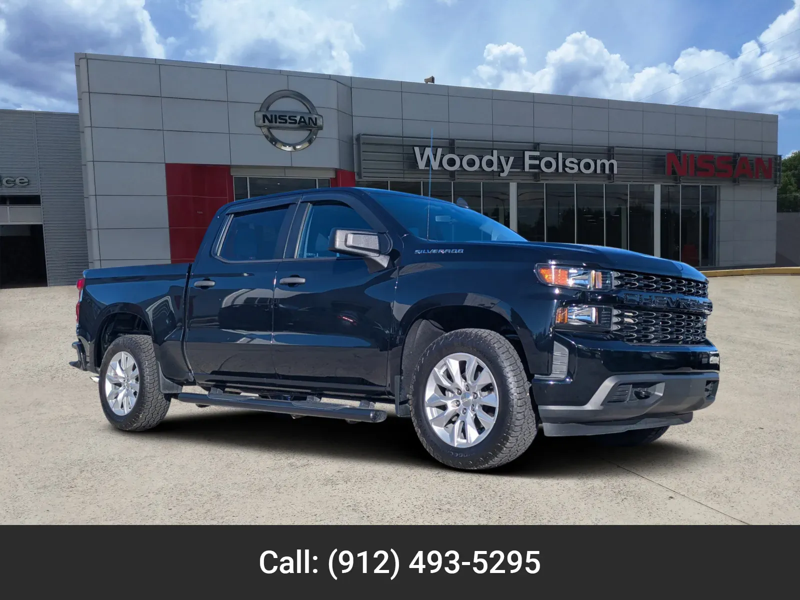 Black 2021 Chevrolet Silverado 1500 Custom for sale in Vidalia, GA