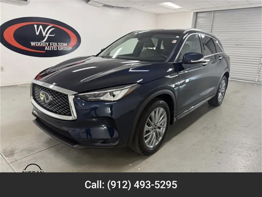 Blue 2024 INFINITI QX50 LUXE for sale in Baxley, GA