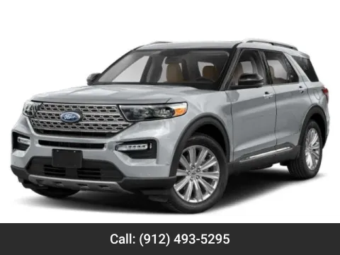 White 2020 Ford Explorer Limited for sale in Baxley, GA