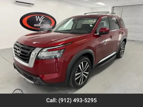 Red 2023 Nissan Pathfinder Platinum for sale in Baxley, GA