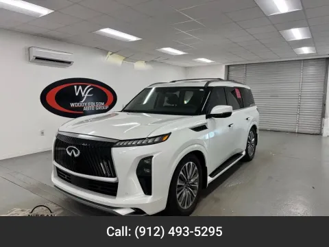 White 2025 INFINITI QX80 SENSORY for sale in Baxley, GA