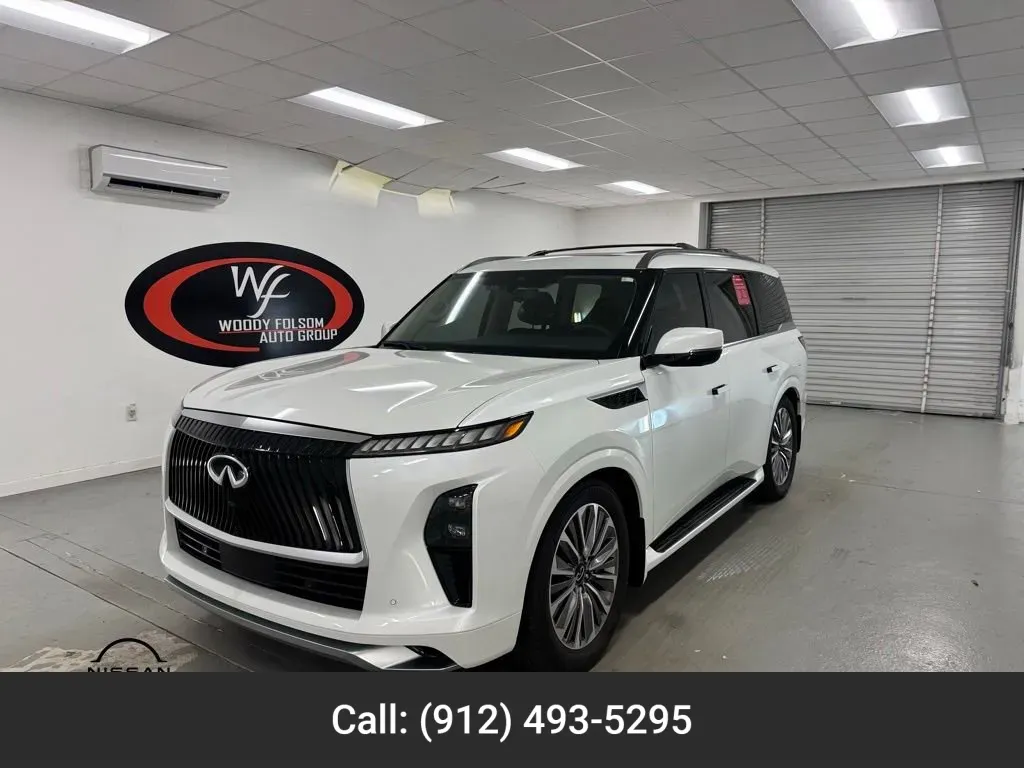 White 2025 INFINITI QX80 SENSORY for sale in Baxley, GA