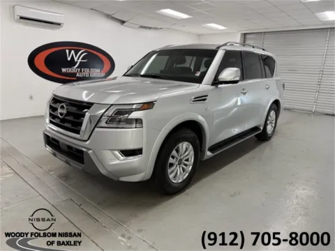 Silver 2022 Nissan Armada SV for sale in Baxley, GA