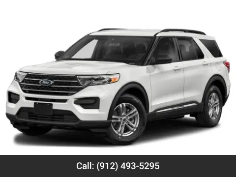 White 2021 Ford Explorer XLT for sale in Baxley, GA