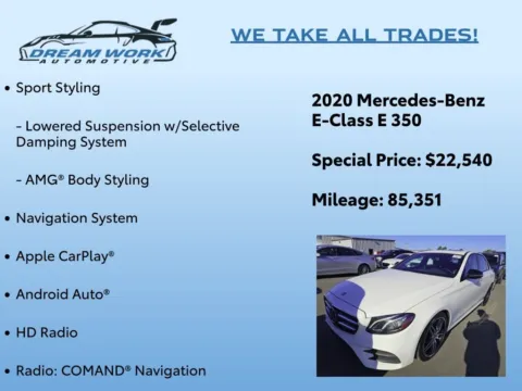 Photos of 2020 Mercedes-Benz E-Class E 350 for sale in Charlotte, NC at Dream Work Automotive