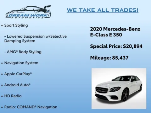 Photos of 2020 Mercedes-Benz E-Class E 350 for sale in Charlotte, NC at Dream Work Automotive