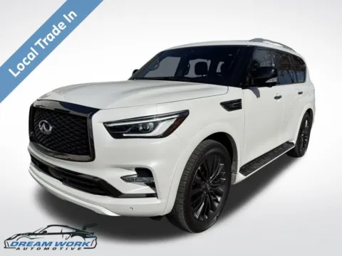 White 2021 INFINITI QX80 Premium Select for sale in Charlotte, NC