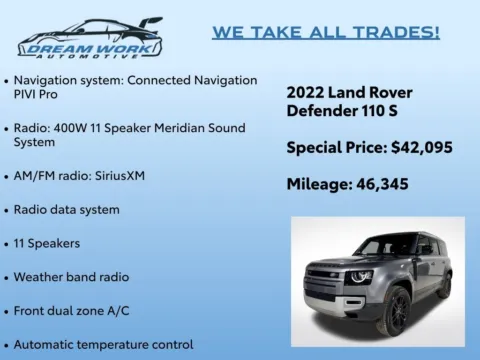 Photos of 2022 Land Rover Defender 110 S for sale in Charlotte, NC at Dream Work Automotive
