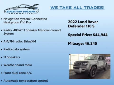 Photos of 2022 Land Rover Defender 110 S for sale in Charlotte, NC at Dream Work Automotive